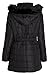 Sportoli Women's Longer Length Belted Winter Puffer Coat with Plush Lined Hood