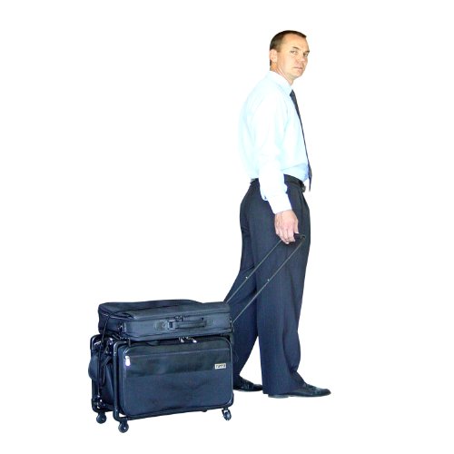 TUTTO 20-Inch Regular Office on Wheels for Laptop, Black (4220BCC) - Thumbnail 2
