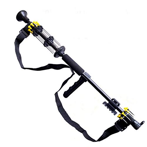 24" .40 Caliber Tactical Blowgun with 10 Spear Darts, 8 Spike Darts, Sling, Tactical Mount, Pistol Grip and Peep Site (Black)