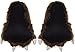 Wishpets Grizzly Bear Paw Slippers w/White Claws (Brown, Large)