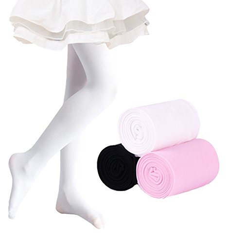 image for Ehdching Pack of 3 Kids Toddler Girls Baby Soft Microfiber Ballet Danc