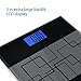 Precision Digital Body Weight Scale Bathroom Scale with Step-on Technology and Lighted Display, 400lb /180kg