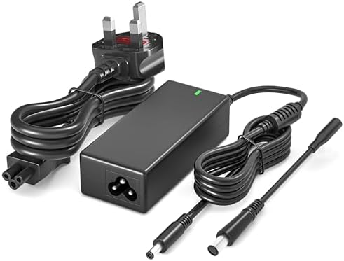 65W Dell Laptop Charger - 19.5V 3.34A AC Adapter For Inspiron 13 15 17 Series & More Models