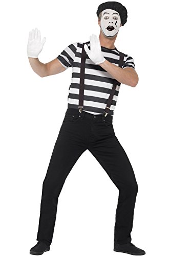 Smiffy's Men's Gentleman Mime Artist Costume