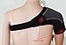 Ueasy Light Weight Adjustable Gym Sports Single Shoulder Brace Support Strap Wrap Belt Band Pad for Men and Women (Right Shoulder Support) (Right Shoulder Advanced)