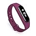 Fitness Tracker with Heart Rate Monitor Gosund C6 Waterproof Activity Tracker Pedometer Call/SMS push for Android and IOS (purple)