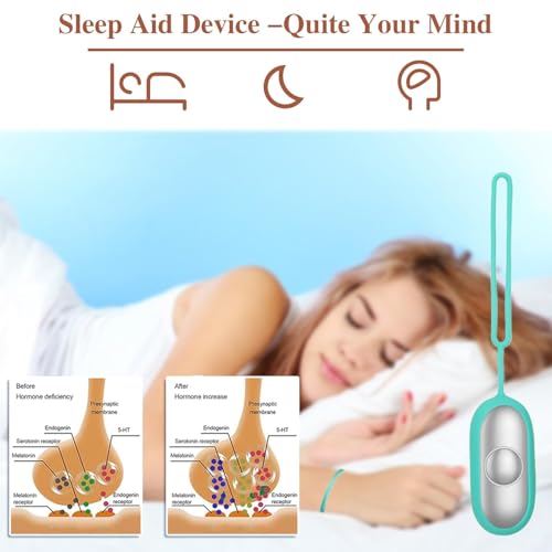 Kowvowz Sleep Aid Device, Calmcarry Anxiety Microcurrent Holding Instrument Usb Charging For Adults Stress And Relief Help