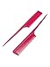 Plastic Hairdressing Toothed Pointed Hair Styling Rat Tail Combs 20pcs