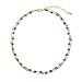 Artilady layer opal choker necklace for women ¡­ (Gold Grey)