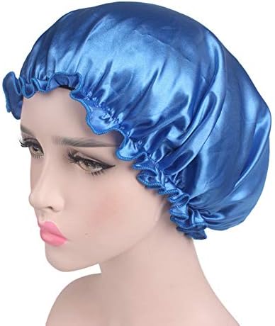Natural 100% Mulberry Silk Sleep Night 3 Pieces Cap Head Cover Bonnet Hair Beauty Cap Bonnet for Hair Loss Women Soft Size Fits Most