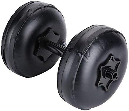 maxmartt Dumbbell Adjustable,Dumbbell Water-Filled Barbells Eco-Friendly Fitness Equipment for Gym Indoor(16-20kg-black)