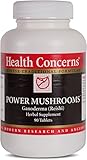 Health Concerns - Power Mushrooms - Ganoderma (Reishi) Herbal Supplement - 90 Tablets