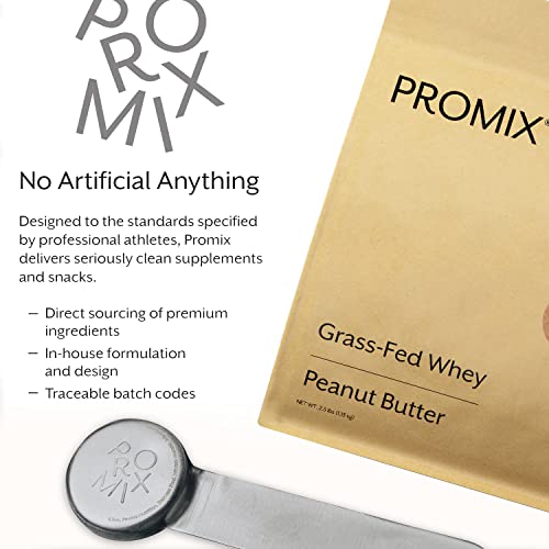 Promix Whey Protein Powder, Peanut Butter 2.5lb Bulk GrassFed