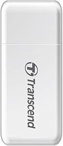 Transcend USB 3.0 SDHC / SDXC / microSDHC / SDXC Card Reader, TS-RDF5W (White)