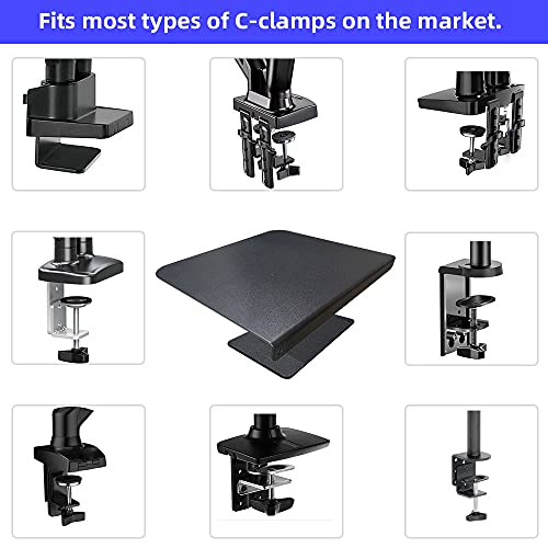 Steel Monitor Mount Reinforcement Plate Fits Most Monitor Desk Mount