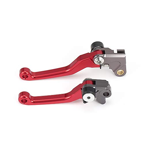 Dirt Bike Brake Clutch Levers Pivot Set for Honda CR125R CR250R 1992-2003 / CR80R CR85R 1998-2007 / CRF125F 2014-2018 - Thumbnail 4