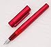 Lanxivi Anodized Aluminum Fountain Pen SKY II Series Germany Schmidt Fine Nib & Ink Converter Execute Red Pen Gift Set for Business Signature
