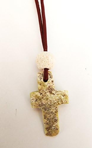 Connemara marble cross - primitive style, handmade from rock from Recess, Co. Galway, Ireland