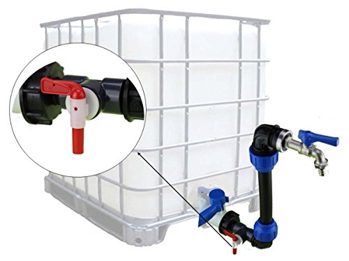 IBC Tank Schwanenhals Mit Wasserhahn - Praktisches Zubehör Für Regenwassertanks