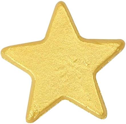 Gold Lustre Stars Edible Cake Toppers - 50 Toppers