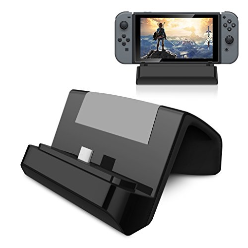 SubClap Nintendo Switch Charger Stand, Portable Type-C Charging Dock Station Cradle Compatible with Nintendo Switch Wireless Controller