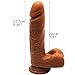 2018 New FAAK FDA Approved Dildo Super Realistic 8.4 Inch Dual Layer Liquid Silicone Bendable Penis with Suction Cup Premium Cock Anal Sex Toys Games for Masturbation Lifelike Sex Toythumb 4