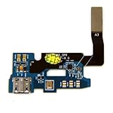 ePartSolution-Samsung Galaxy Note 2 II SPH-L900 Sprint , U.S. Cellular Charger Port Dock Charging USB & Microphone Mic Flex Replacement Part USA Seller