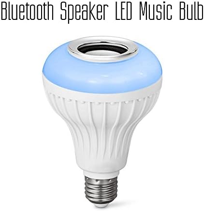 Smart Led Music Bulb Speaker with Remote Control Wireless Multicolored Light Bulb