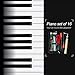 Piano Tuning Kits, UMsky Professional 16 Pieces Piano Tuner Tools Including Piano Tuning Hammer Lever Felt ， Mutes，Tuning Wrench Hammer ，Tuning Fork，Handle Kit Tools and Case for Tuner