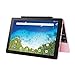 RCA 10″ Viking Pro (2-in-1) Laptop Tablet with Detachable Keyboard – 32GB | Android 8.1 (Go Edition) – (RCT6A03W13F1H) (Pink)thumb 1