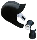 N'Ice Caps Boys Sherpa Lined Micro Fleece Racer Cap and Mitten Set
