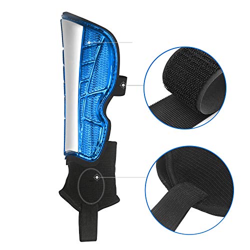 image for Geekism GeekSport Soccer Shin Guards Youth Upgrated 3 Best Sizes Socce