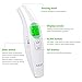 PURUIZT Non-Contact Forehead Infrared Thermometer No Touch Digital Fever Thermometer for Adults Kids Baby Body Surface Temperature Measurement，Accurate Instant Reading with LCD Display and Fever Alarm