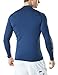 Tesla TM-MSR10-NVY_Large Men's UPF 50+ Long Sleeve Rashguard MSR10