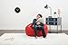 Big Joe Classic Bean Bag Chair, Red Smartmax, Durable Polyester Nylon Blend, 2 feet Round