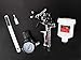 PowRyte Mini HVLP Gravity Feed Air Spray Gun with Regulator