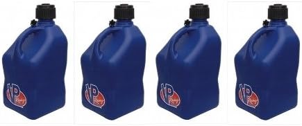 VP Racing Fuels Motorsport 5 Gallon Square Plastic Utility Jug Blue (4 Pack)