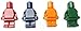 48 Minifig Crayons by MinifigFansTM - Birthday Party Favors - 12 Sets of 4 Crayons
