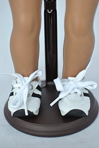 Unique Doll Clothing Black Sneakers Jogging Running Sports 18" Doll Shoes