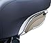 Kuryakyn 1246 Air Management Motorcycle Accessory: Adjustable Fairing Air/Heat Deflectors for 2014-19 Harley-Davidson Touring Motorcycles, Chrome, 1 Pair