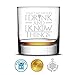 Highball Whiskey Glass - Game of Thrones - I Drink and I Know Things - Drinking Games Glasses for Dad Husband Brother Wife Boyfriend - 10 Oz glass by FOLE INC - Made in USA