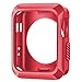 Apple Watch Case, iitee 42mm Universal Slim Rugged Protective TPU iWatch Case for Apple Watch Series 2 Series 1 - Matte Red