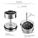 Jstyle Jewelry Stainless Steel Stud Earrings for Men Women Cool Ear Piercing Plugs 18G Carbon Fiber 3 Pairs