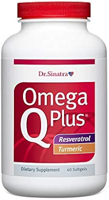 Dr Sinatra S Omega Q Plus Resveratrol And Turmeric Omega 3 Supplement With Coq10 Support For Healthy Blood Flow Blood Pressure And Healthy Inflammatory Response 30 Day Supply Amazon Sg Health Personal Care