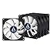 ARCTIC F9 (5 Pack) - 92 mm Standard Case Fan, Very quiet motor, Computer, Push- or Pull Configuration, Fan Speed: 1800 RPM - Black/White