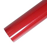 Heat Transfer Vinyl Roll 12 Inches x 5 Feet Gloss HTV Vinyl for T-Shirts (Red)