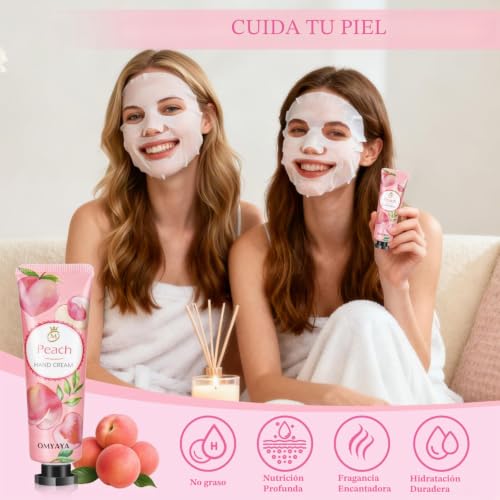Women's Skin Care Gift Set, 72 Pieces with Hand Cream, Face Mask, Lip Balm and Eye Patches, Spa Party Accessories for Women, Thank You for Gift, Christmas Gift