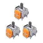 [Wsikafxn] 3パック 3Dアナログジョイスティックモジュール 用ホール電磁コントローラサムジョイスティックセンサーアクセサリ用