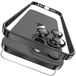YMHML 3 in 1 Case for iPhone 15 Pro Max Titanium