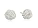 NABTYJC Sterling Silver Twisted Love Knot Stud Earrings.